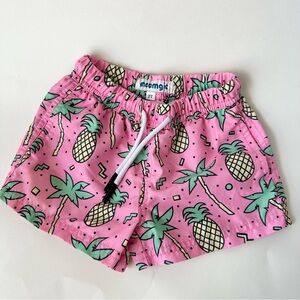 Maamgic Pineapple and Palm Tree Swim Shorts